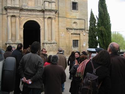 La visita guiada a su paso por la Iglesia de Santo Domingo de Guzman
