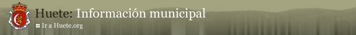 Informacin municipal de Huete.org