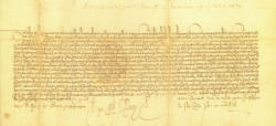Ttulo de Ciudad concedido a Huete por Juan II en 1428