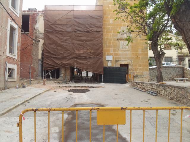 Obras en el Arco de Almazán