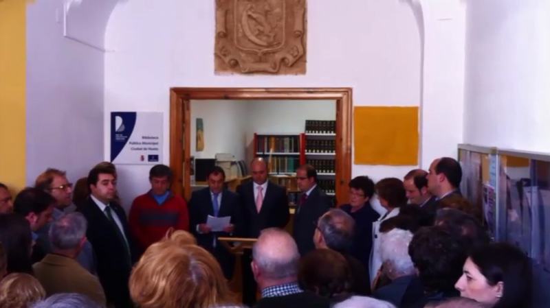 Homenaje a Don Sebastián Huerta en la Biblioteca Municipal