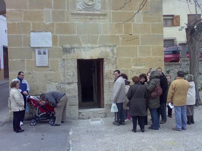 Esperando para subir al campanario de la Torre del Reloj