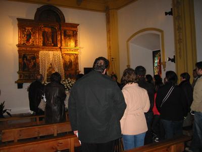 En la sacristía de la iglesia de La Merced