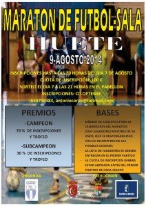 Maratón de fútbol sala Huete 2014