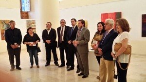 Inauguración por el Ayuntamiento de Huete, la Asociación Española de Pintores y Escultores, y la Fundación Florencio de la Fuente