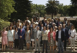 Foto de Familia de la Junta de PhotoEspaña y autoridades