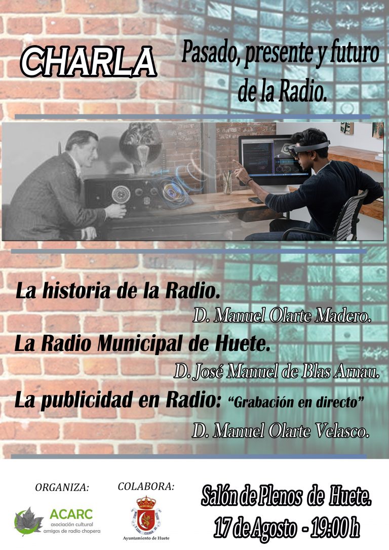 cartel de la charla