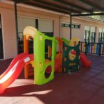 Patio de juegos de la escuela infantil de Huete, estrenado este año.