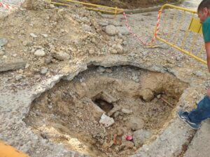 Visita de profesionales a las obras hace 4 semanas