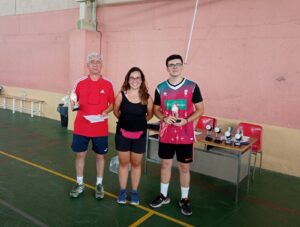 Ganadores bádminton categoría senior