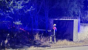 Incendio en Huete en la noche del 15 de julio de 2026